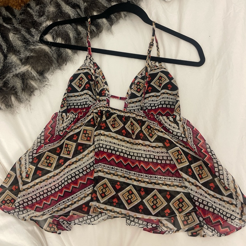 LF Aztec Flowy Top - Picture 3 of 3